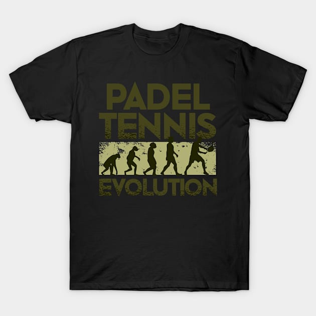 Padel tennis Evolution T-Shirt by GreenOptix